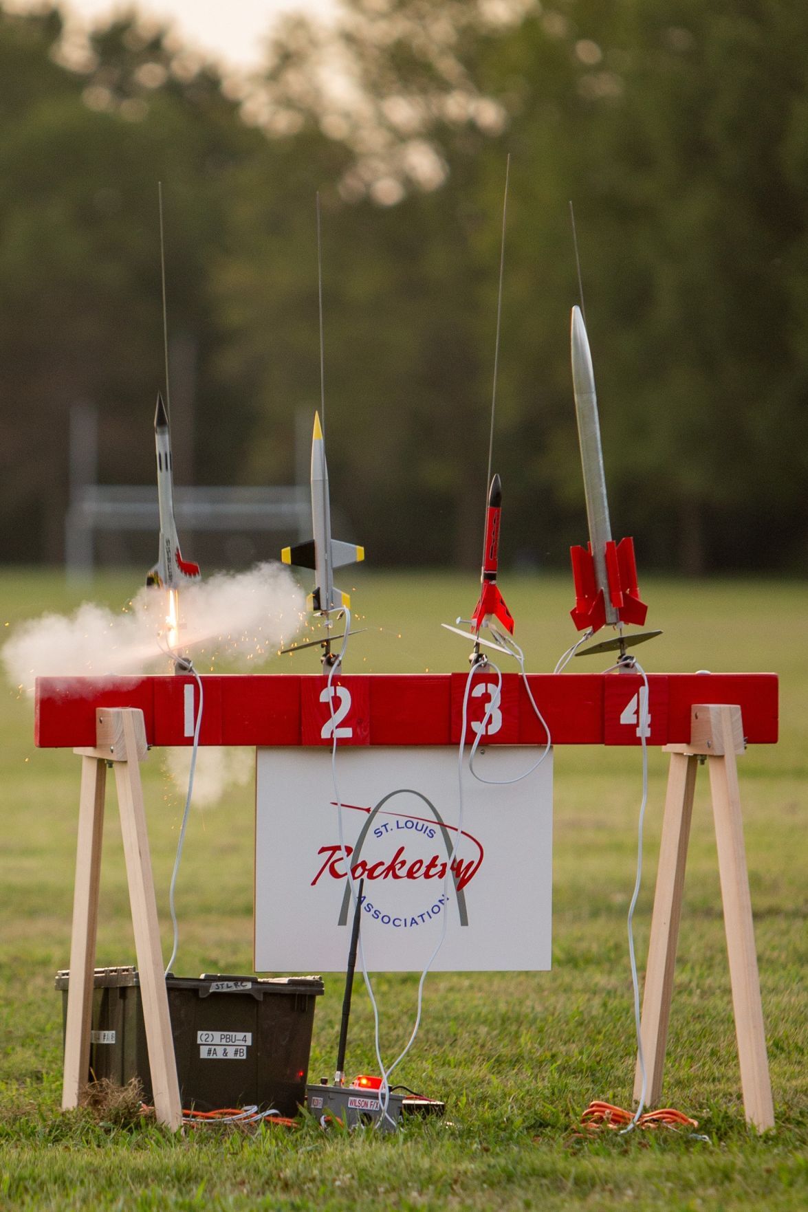 St. Louis Rocketry Association first night launch